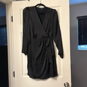 Like New Banana Republic Silk Like Wrap Dress